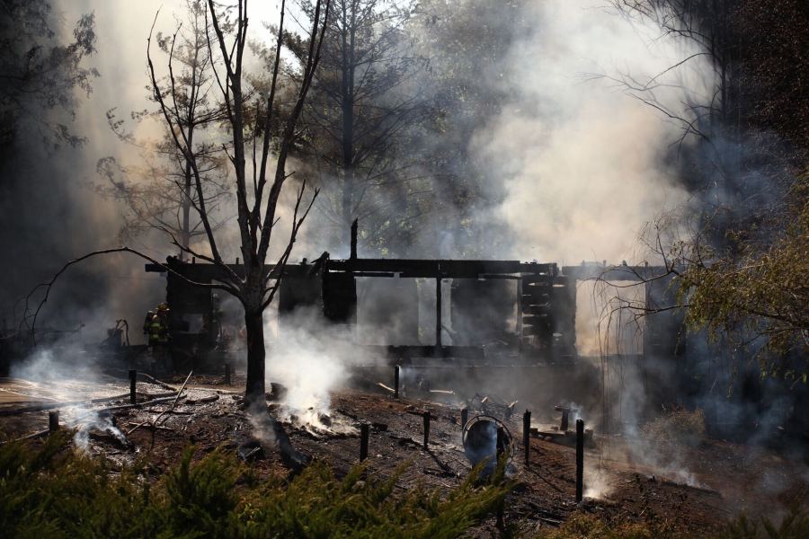 House fire in Wears Valley battled by multiple fire departments WATE
