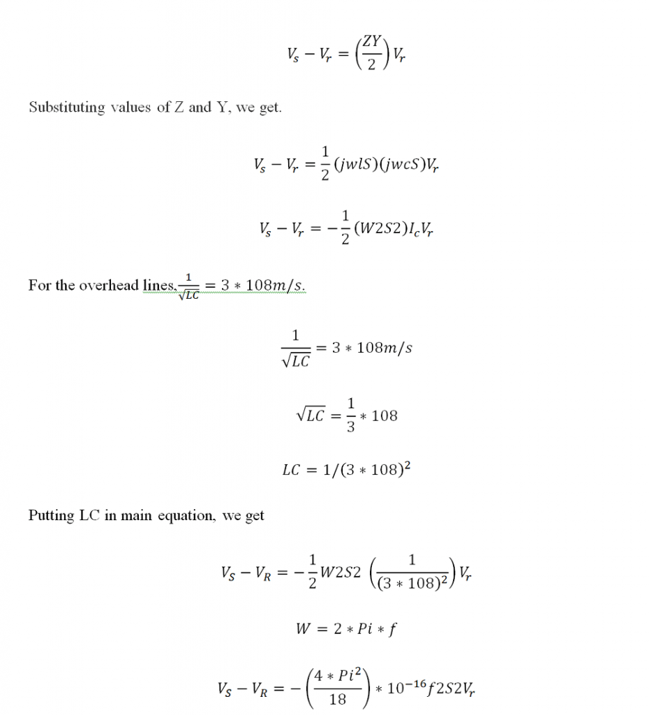 Ferranti Effect in Transmission Line Definition