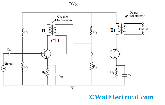 Direct coupled amplifier ckt diagram of ups