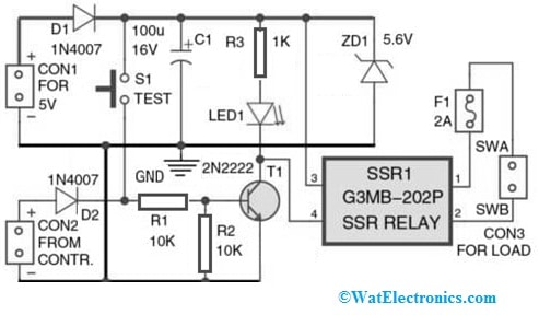 G3MB-202P SSR : PinOut, Datasheet & Its Working