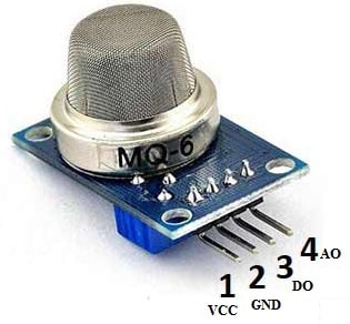 MQ6 Gas Sensor : Pinout, Datasheet, Working & Its Applications
