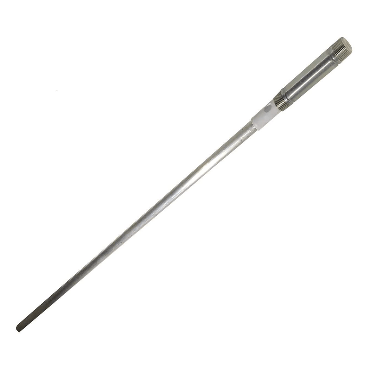 AR146 Rigid Aluminum Zinc Outlet Anode Rod, 5" Nipple (.750" x 3/4" x 48") Water Connection