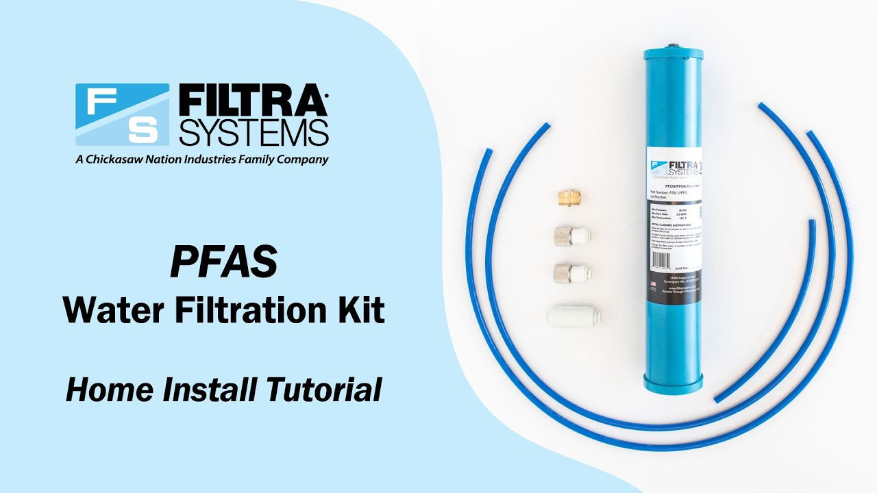 PFAS Water Filtration Kit Home Installation Tutorial