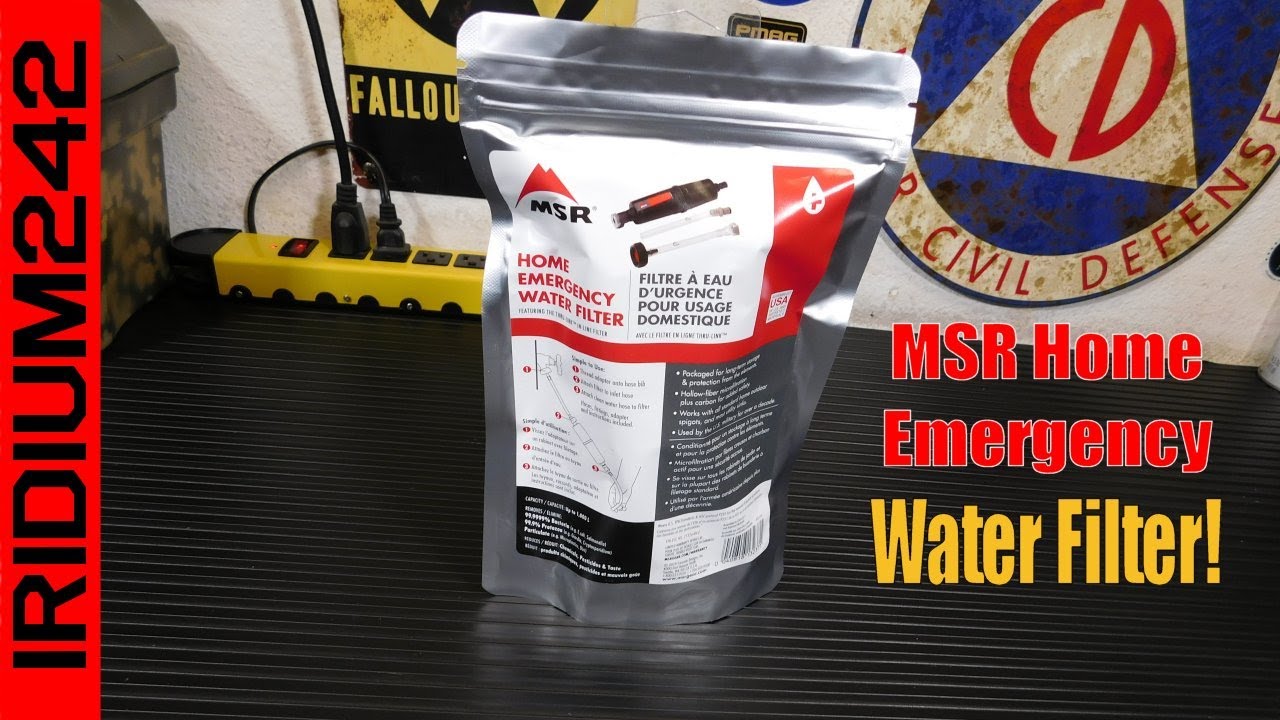MSR Home Water Filtration System