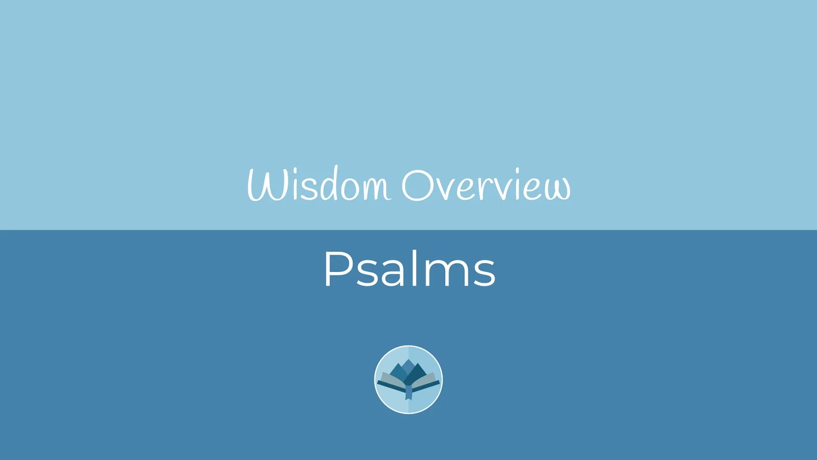 Main Themes of the Book of Psalms Water on Thirsty Land