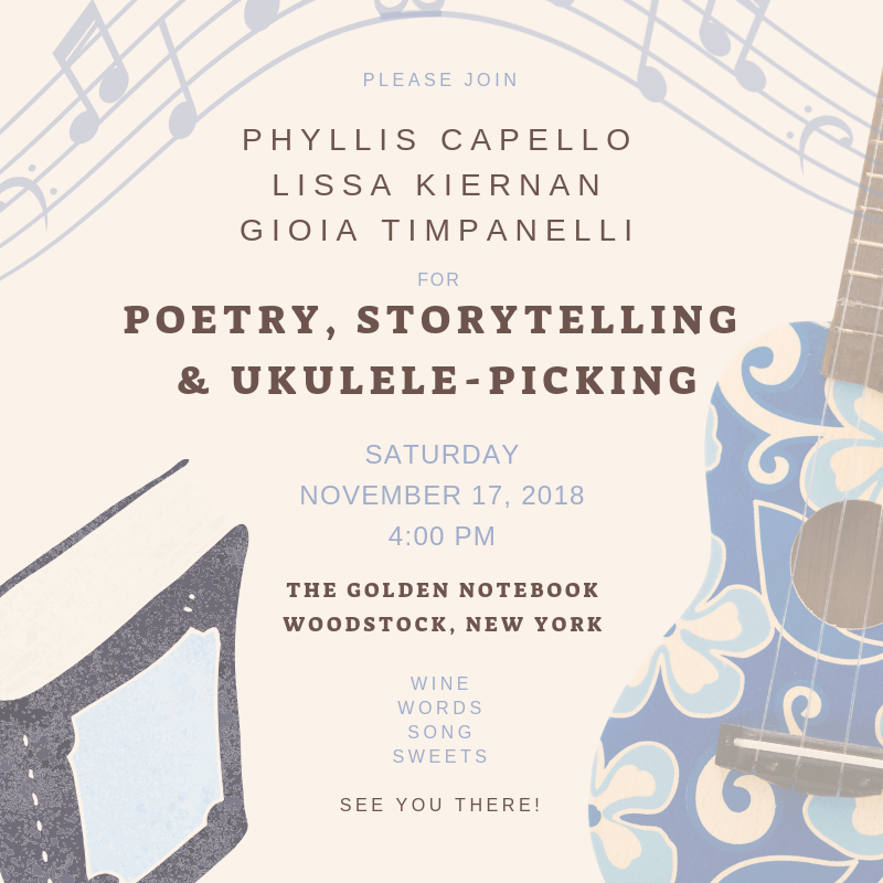 Poetry, Storytelling & UkulelePicking with Phyllis Capello, Lissa