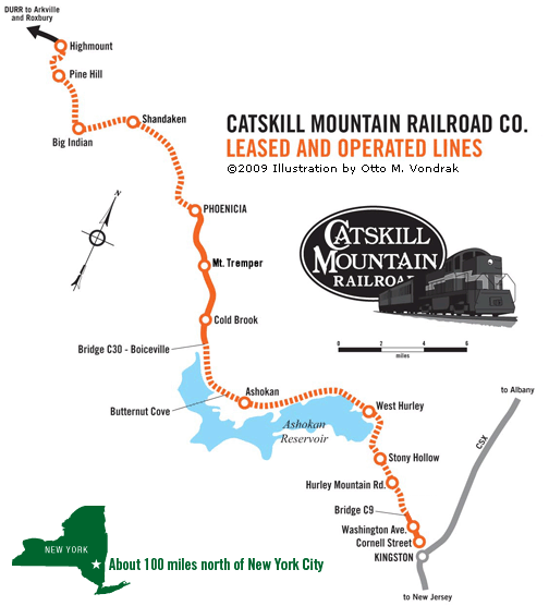 Catskill Mountain Railroad Map Catskill Mountain Railroad to keep on chugging, judge rules Watershed