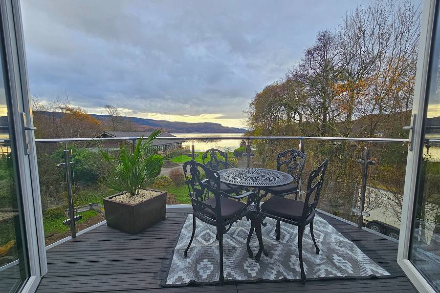 Crow's Nest Balcony Suite Melfort Pier & Harbour Resort.