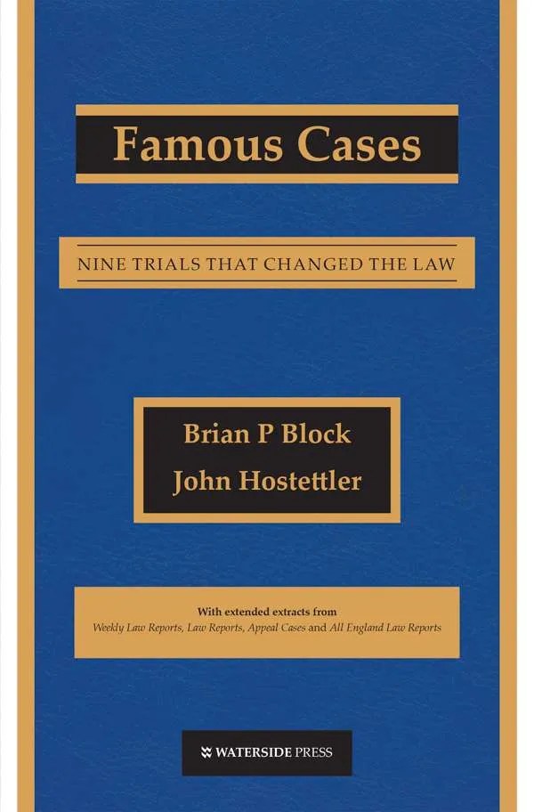 Famous Cases Waterside Press