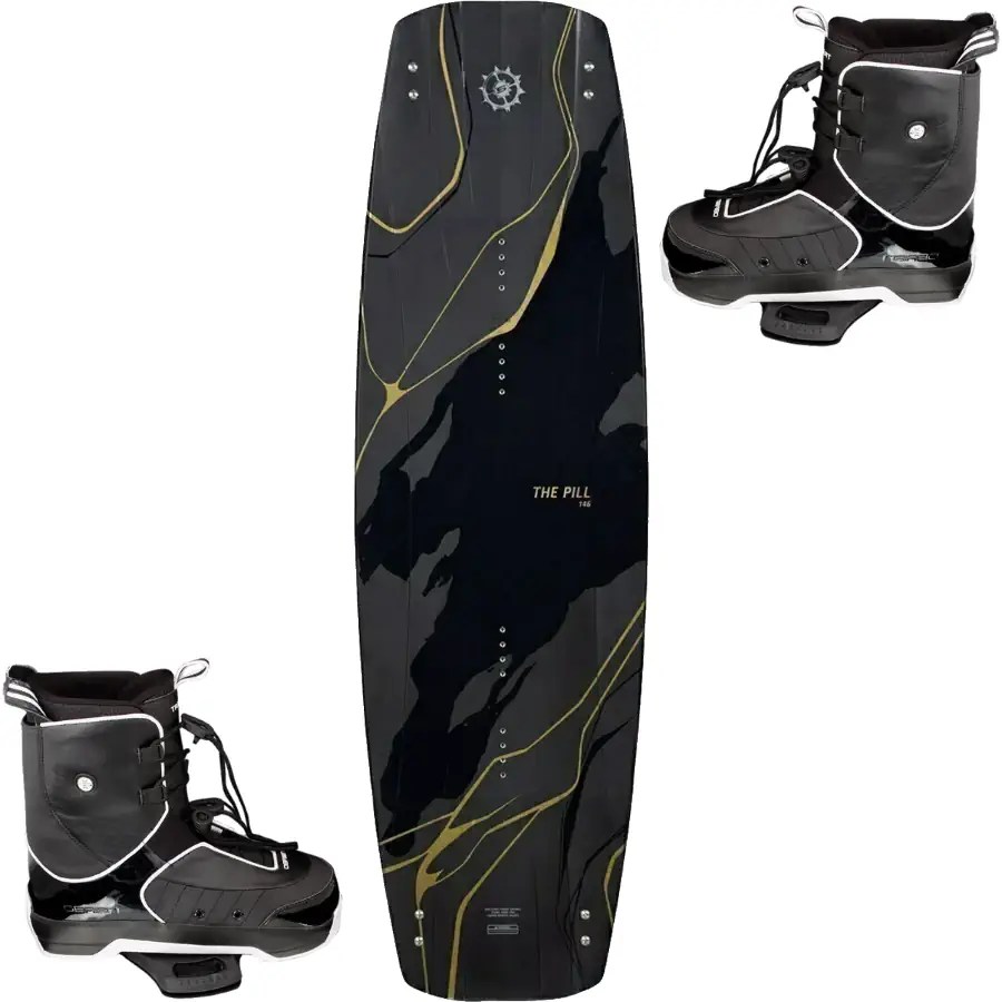 Slingshot Pill Wakeboard and Binding Package WaterSports Warehouse