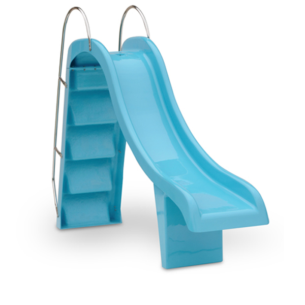 Straight Pool Slide Blue, Pool Slides Water Technics