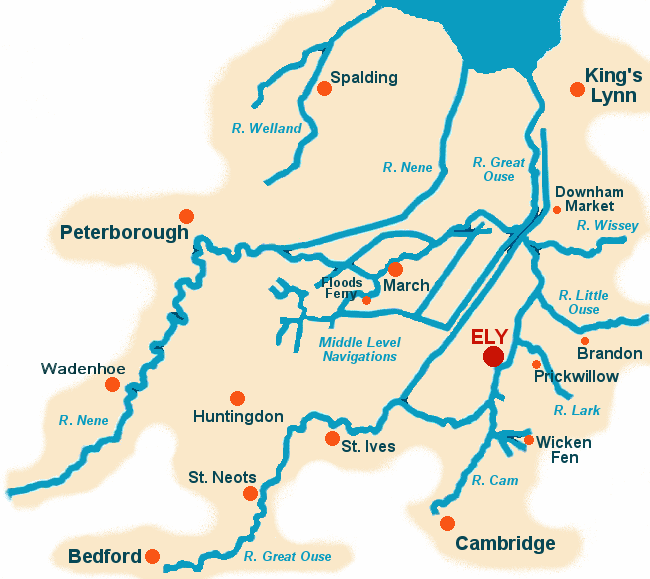 Map Of Ely Cambridge Aurie Shaylyn