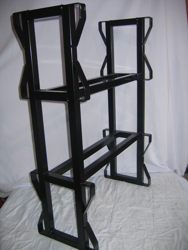 Used Double Barrel Racks (Steel) Watson's Barrels & Wine Making Supplies