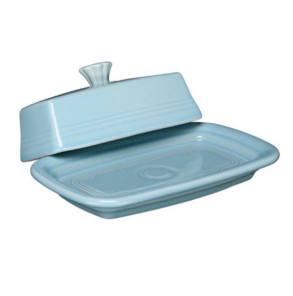 Fiestaware XL Covered Butter Dish Sky Watsons Chelsea Bazaar