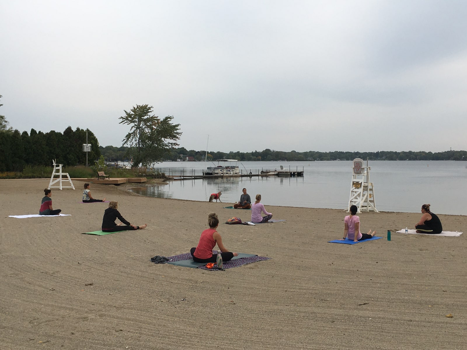 Yoga at Phil's Beach Wauconda Park District