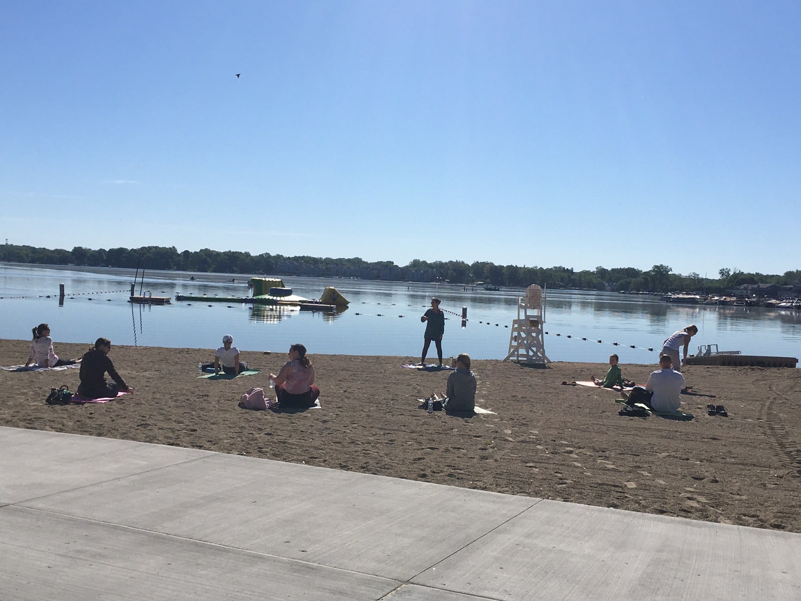 Yoga at Phil's Beach Wauconda Park District