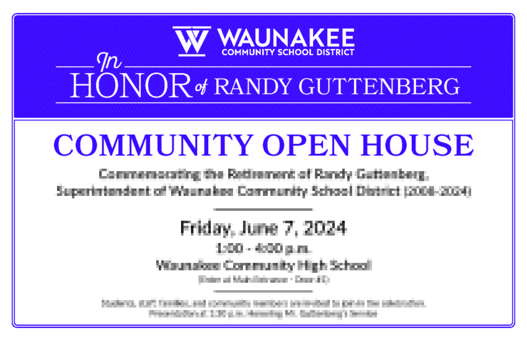 Community Events Waunakee Community School District