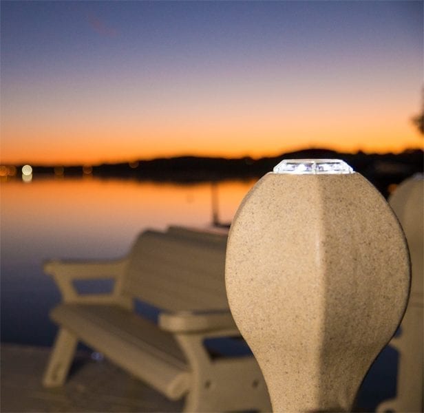 Solar Dock Lights Wave Armor Floating Docks