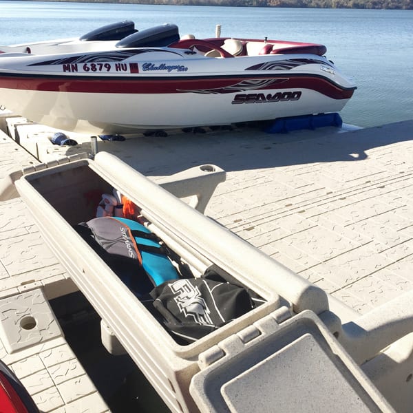 Dock Bench Box Wave Armor Floating Docks