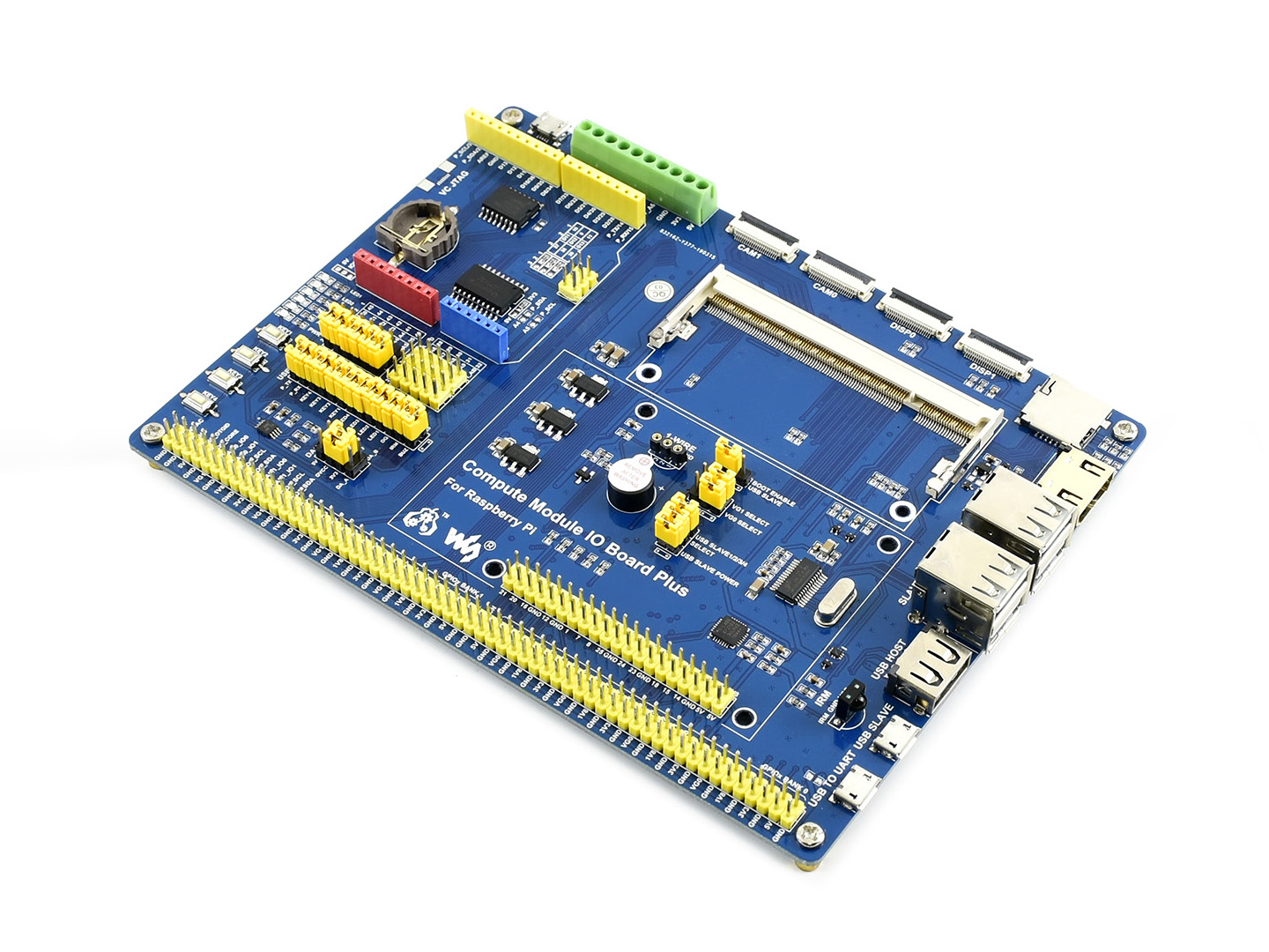 Compute Module IO Board Plus, for Raspberry Pi CM4S / CM3 / CM3L Lite