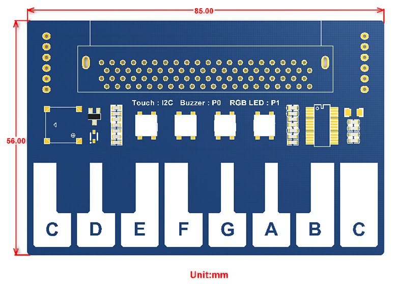 Edge Breakout for microbit, I/O Expansion