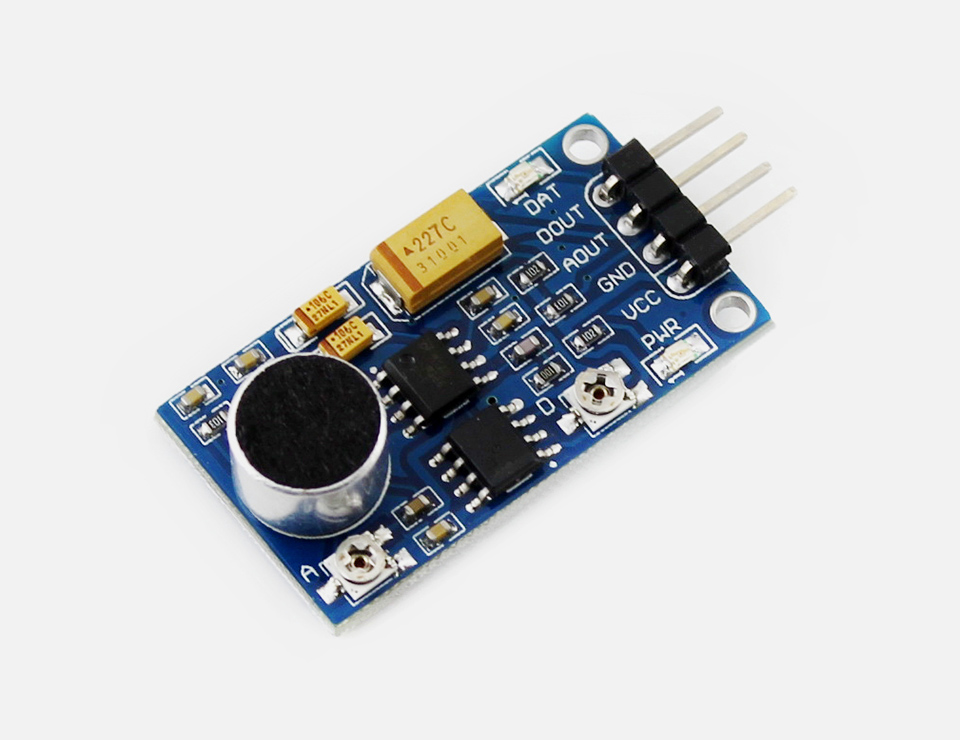 LM386 Sound Sensor, Sound Detector, Compatible with Arduino