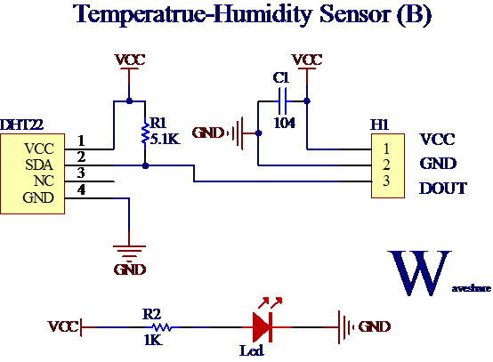 DHT22 Temperature-Humidity Sensor - Waveshare Wiki