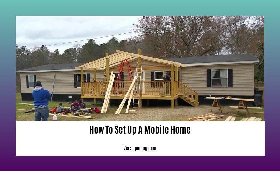 How to Set Up a Mobile Home A Guide for Outdoor Enthusiasts and DIY