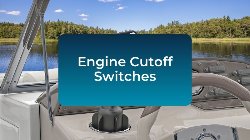 The engine cutoff switch (kill switch) lanyard is important for the