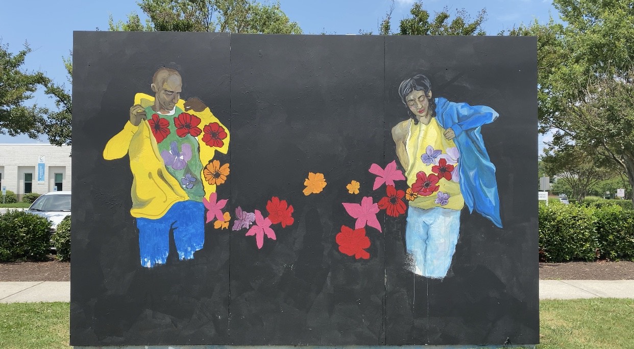 Popup murals at the Virginia Beach Oceanfront aim to promote diversity