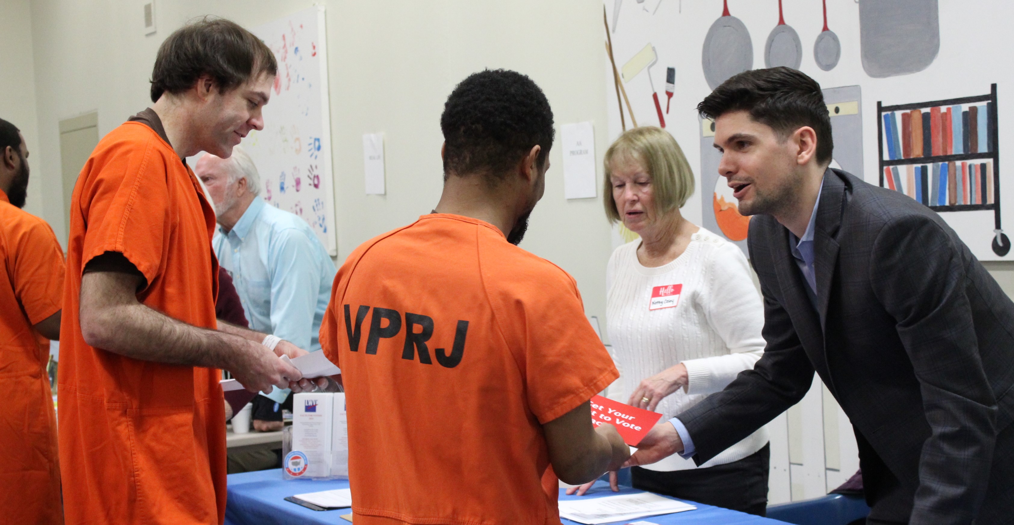 VPRJ holds reentry resource fair for inmates(03)