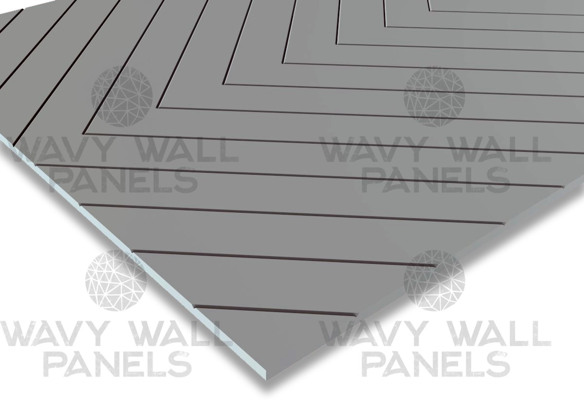 Designer Diagonal VGroove MDF Wall Panel