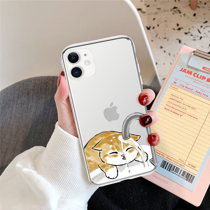 Cat In Shower Phone Case Waw Cases