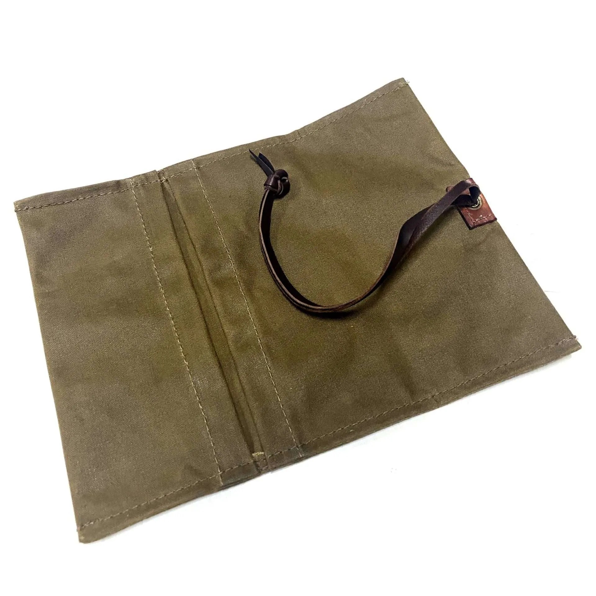 Canvas Pouch RollUp Waxed Canvas Pouch WAY&FARER