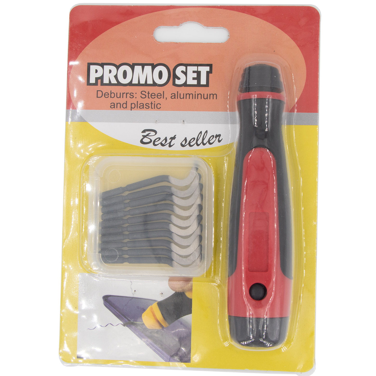 OEM Type E Heavy Duty Deburring Tool Set With Deburring Holder And