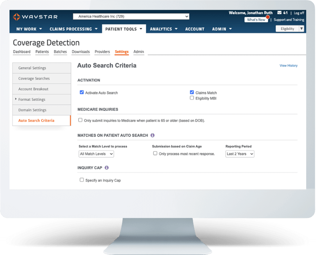 Insurance Discovery & Coverage Detection Waystar