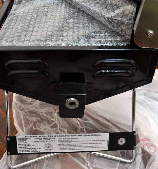 Brinkmann Portable Tabletop Gas Grill | WaywardWeb