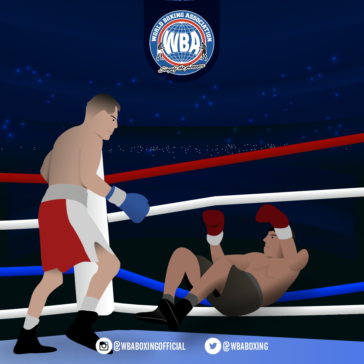 What to do when one of the boxers falls out of the ring? World Boxing
