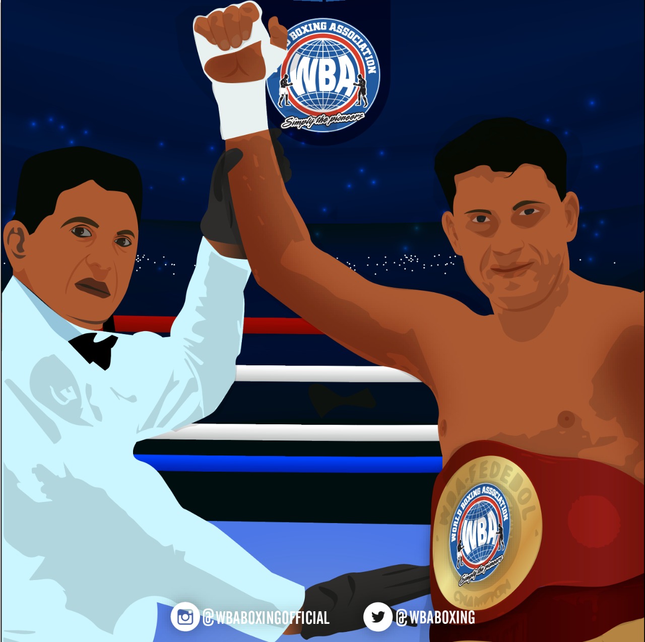 The referee’s work begins before the fight World Boxing Association
