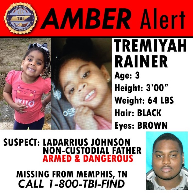 Update Memphis Amber Alert subject found safe, suspect in custody