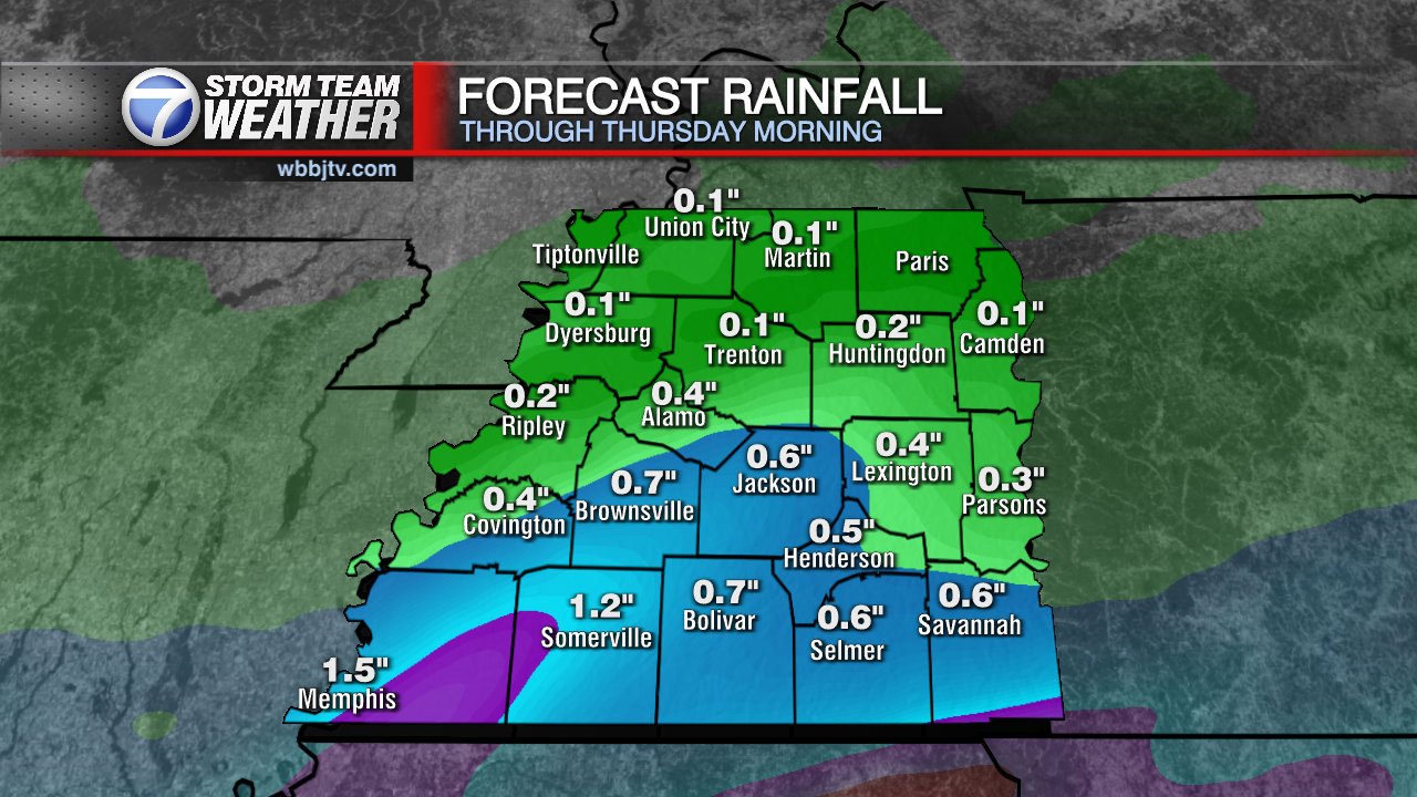 Beta Will Bring Rain to West Tennessee This Week WBBJ TV