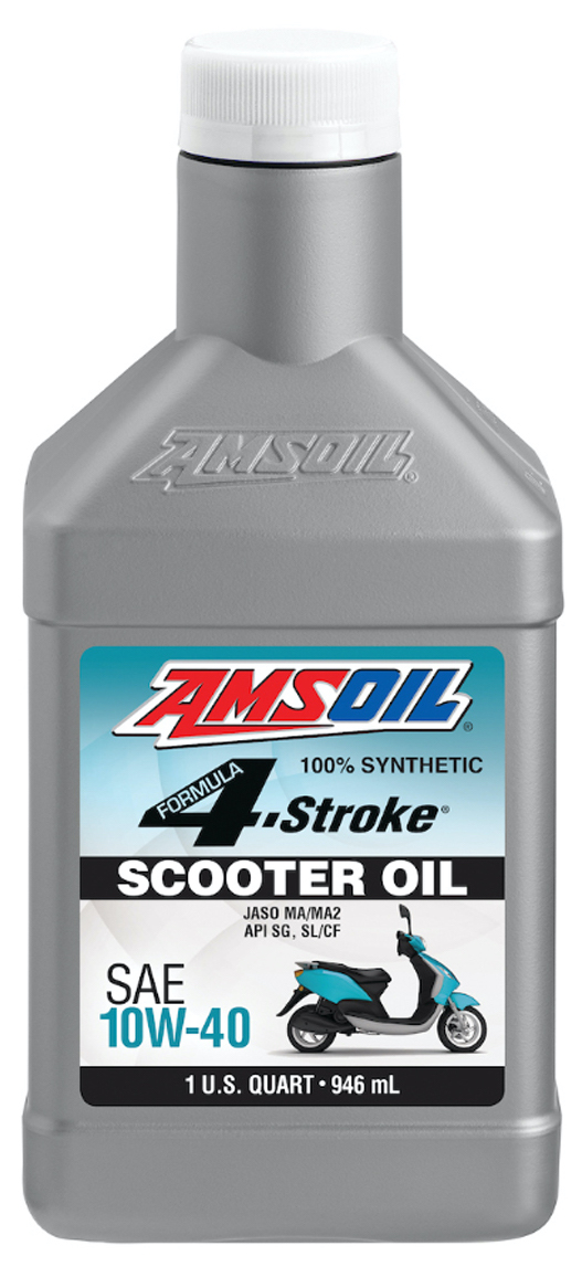 AMSOIL Formula 4Stroke Synthetic 10W40 Scooter Oil (ASO)