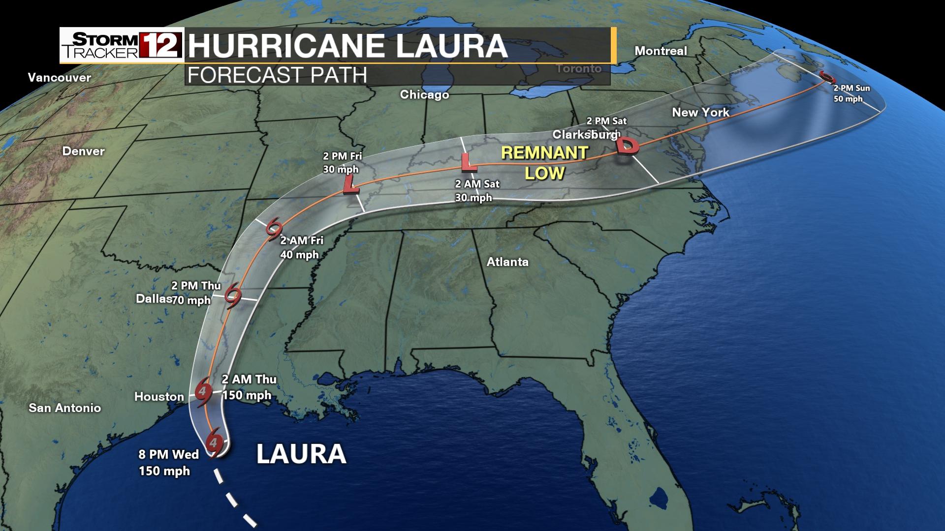 Northcentral West Virginia’s potential impacts from the remnants of