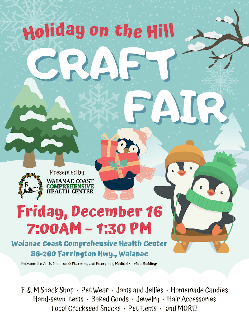 WCCHC Annual Holiday on the Hill Craft Fair