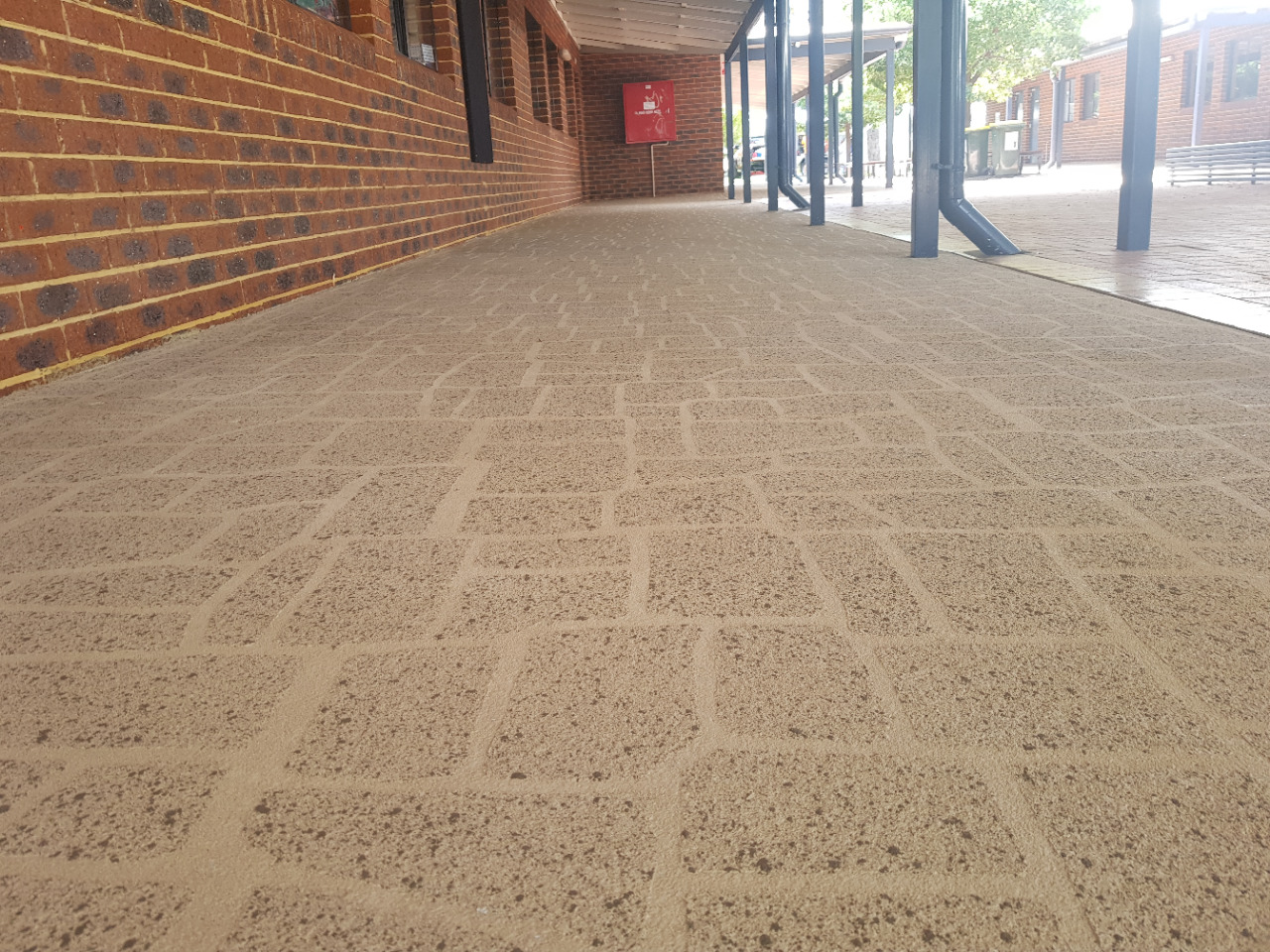 School Stenciling West Coast Concrete Resurfacing