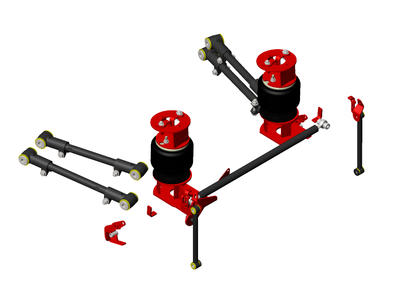 2014+ RAM 2500 4X4 KELDERMAN 3" REAR AIR SUSPENSION