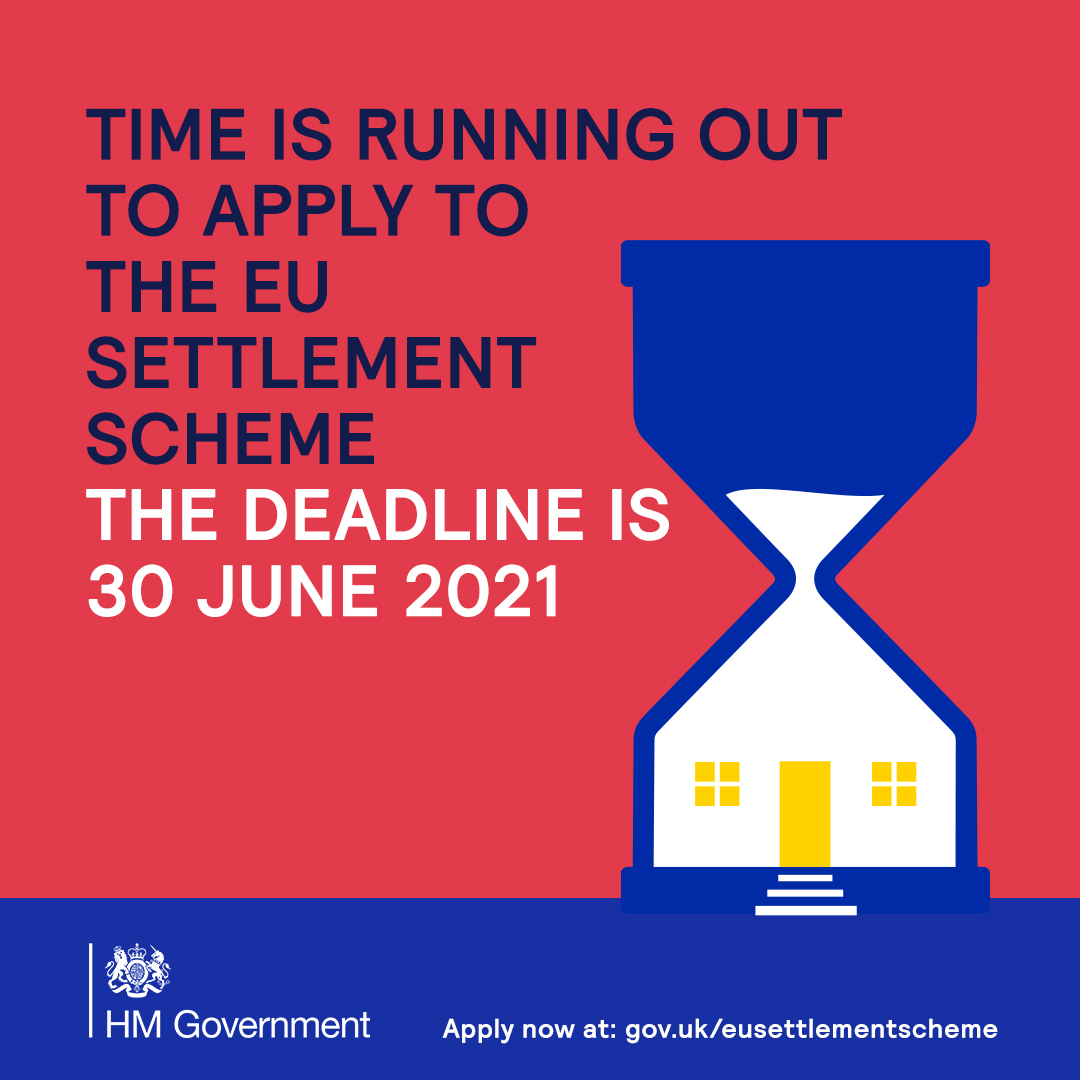 EU Settlement Scheme Deadline 30th June WCHG