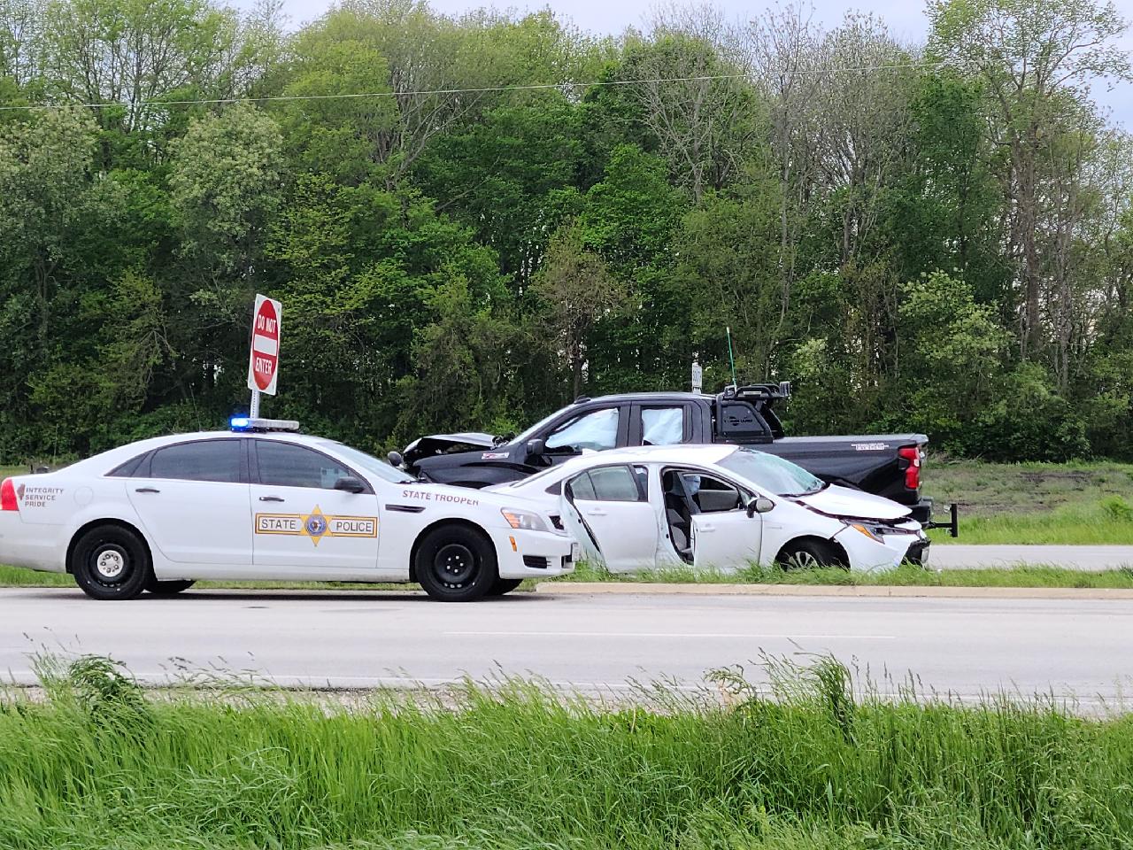 Illinois State Police Man killed in crash along Route 45