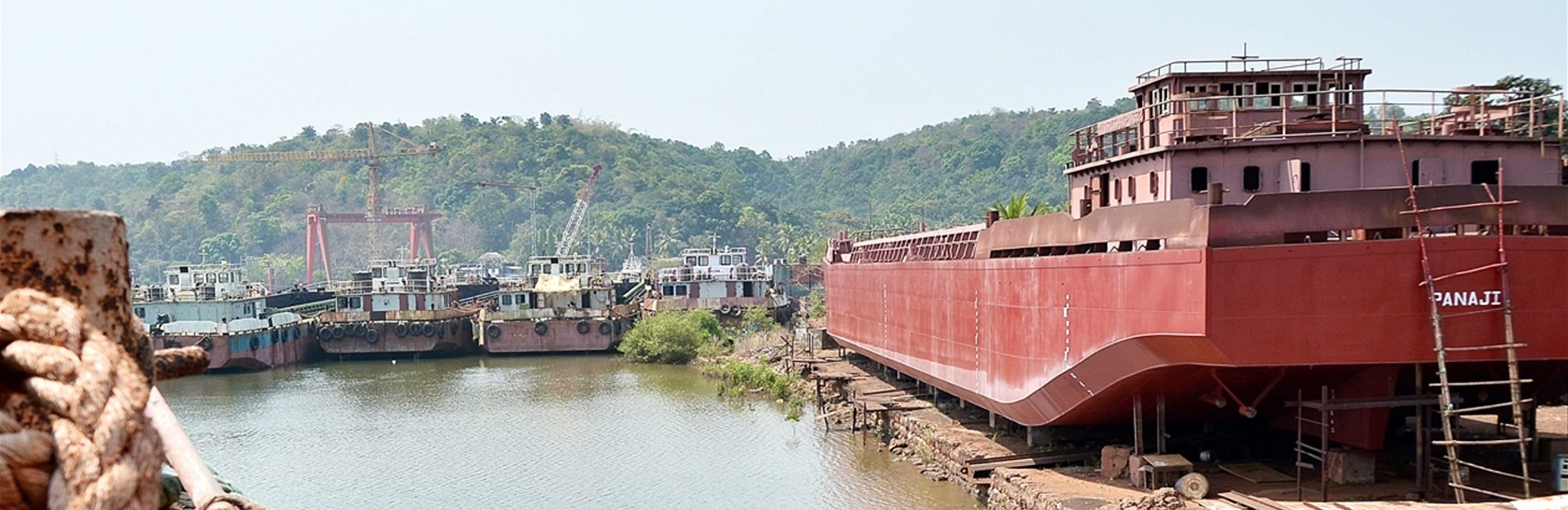 Shipbuilding & Ship Repair in Goa, India West Coast Shipyard