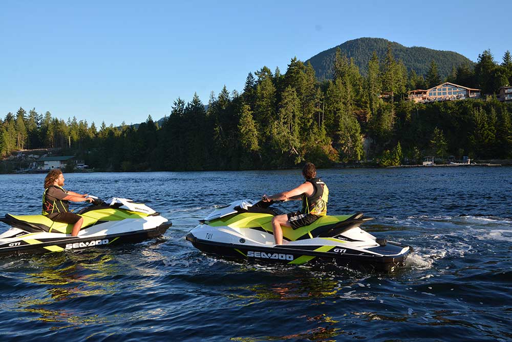 Jet Skiing West Coast Wilderness Lodge